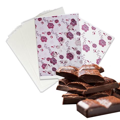 Printable Chocolate Transfer Sheets